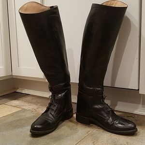 Equestrian riding boots